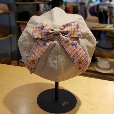 질스튜어트 꽃리본베레모모자 425