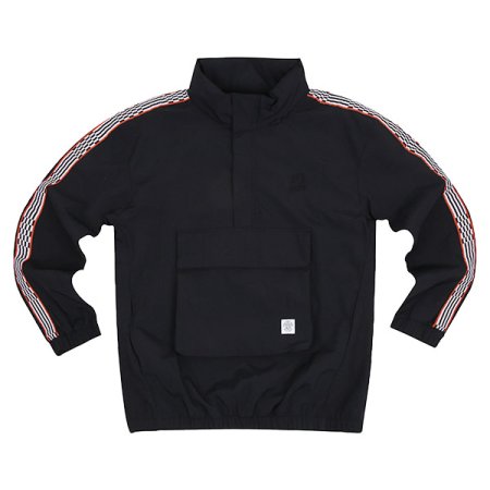 하이넥아노락후드티