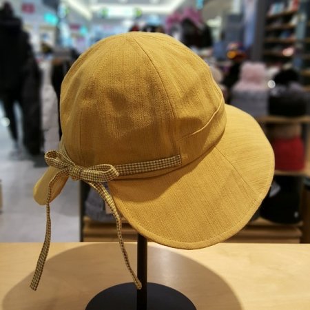 뒤트임끈리본여성벙거지모자