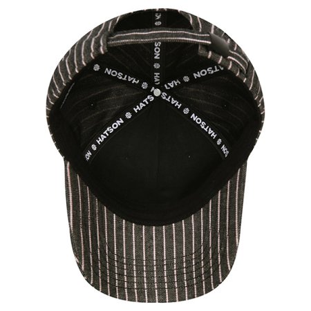 줄무늬플라워자수볼캡