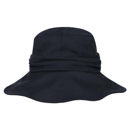 간절기 셔링장식 와이어 중챙모자