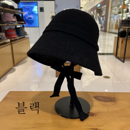 여성 간절기 끈달이 벙거지 모자