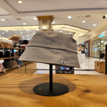 솔리드 체크 벙거지H21302