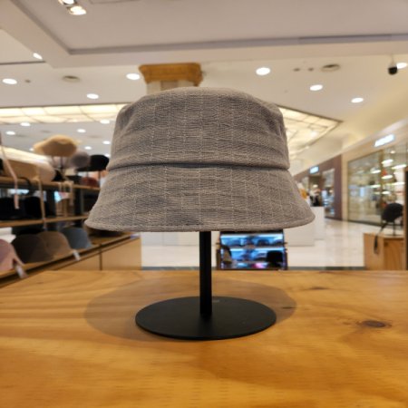 솔리드 체크 벙거지H21302