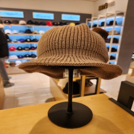 와이어챙 니트 모자H24302