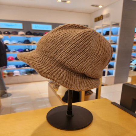 와이어챙 니트 모자H24302