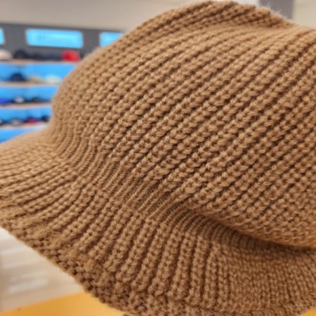 와이어챙 니트 모자H24302