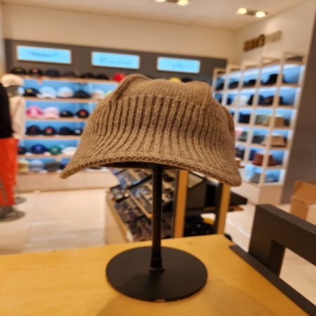 겨울 니트 챙 모자H24103