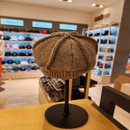 겨울 니트 챙 모자H24103