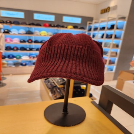 겨울 니트 챙 모자H24103