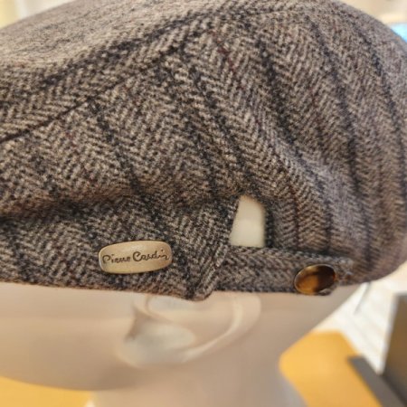 피에르가르뎅 헤링본 헌팅캡