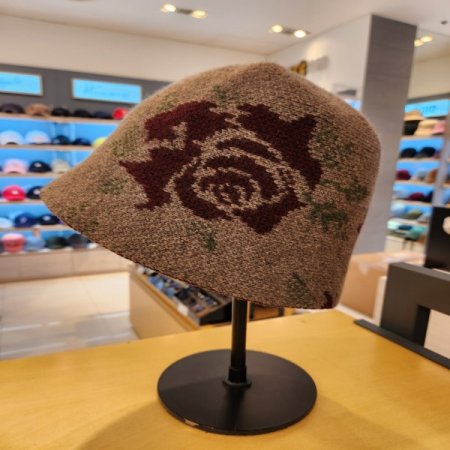 여성 가을 겨울 니트 버킷햇