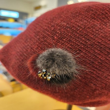 여성 루즈핏 니트 비니H24410