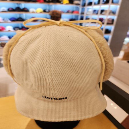 남녀공용 코듀로이 귀달이 버킷햇