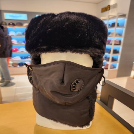 남녀공용 겨울 마스크 세트 방한모자
