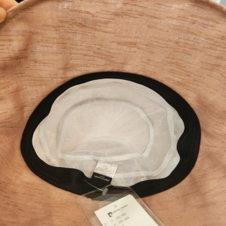 여성 여름 와이어 챙 리본 벙거지