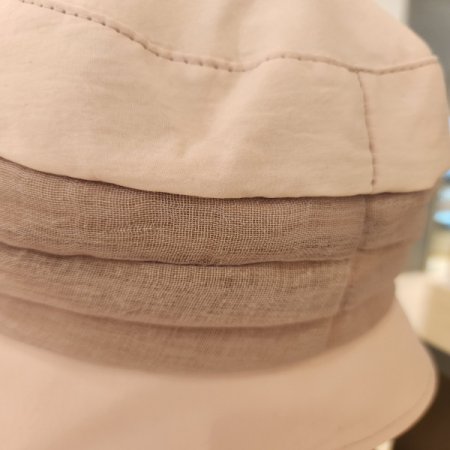 피에르가르뎅 여성 린넨 혼방 벙거지