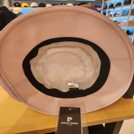 피에르가르뎅 여성 린넨 혼방 벙거지