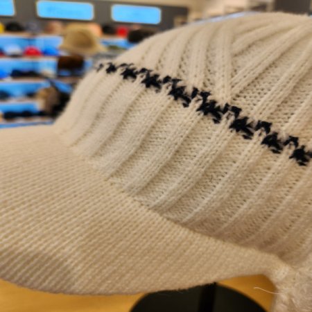 여성용 겨울 귀마개 니트 챙비니