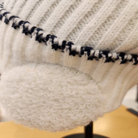 여성용 겨울 귀마개 니트 챙비니