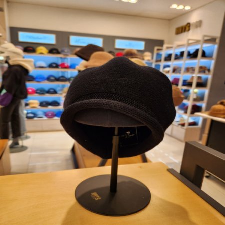 피에르가르뎅 여성 니트 심플 베레모