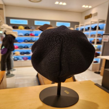 피에르가르뎅 여성 니트 심플 베레모