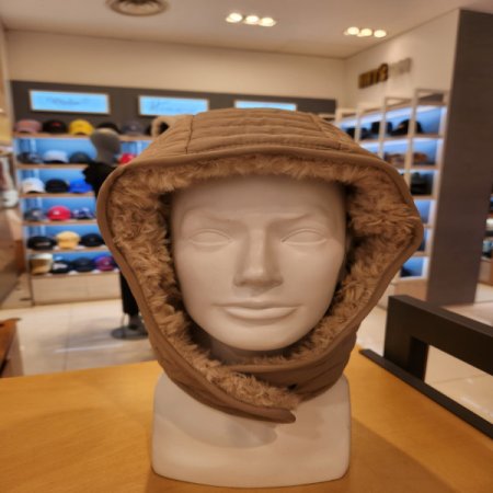 여성 뽀글이 곰돌이 양면 바라클라바