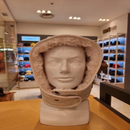 여성 뽀글이 곰돌이 양면 바라클라바