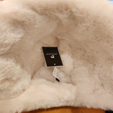 피에르가르뎅 여성 퀼팅 귀달이 방한모