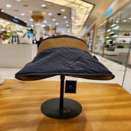 피에르가르뎅 여성 배색 지사 썬캡