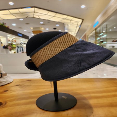 피에르가르뎅 여성 배색 지사 썬캡