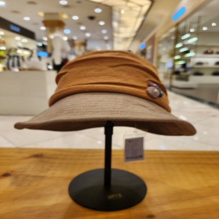 피에르가르뎅 여성 배색 버킷햇