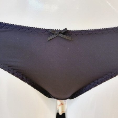 데일리 리본포인트 여성 헴라인팬티