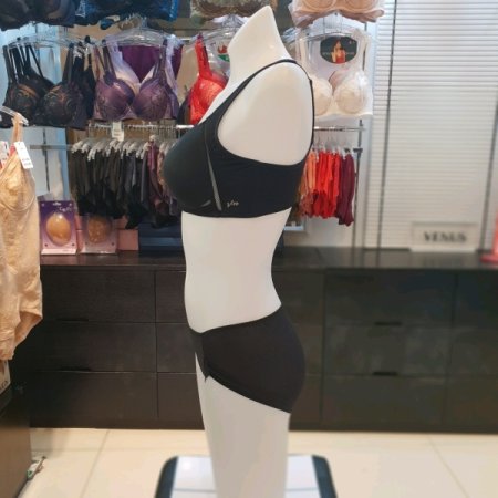 브이핏 스포츠브라 CD컵 헴팬티세트