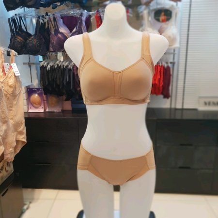 브이핏 스포츠브라CD컵 팬티세트