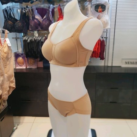 브이핏 스포츠브라CD컵 팬티세트