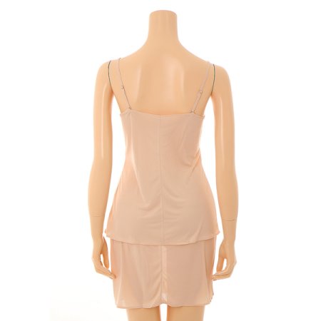 3종택1끈상의슬립 치마형하의슬립세트