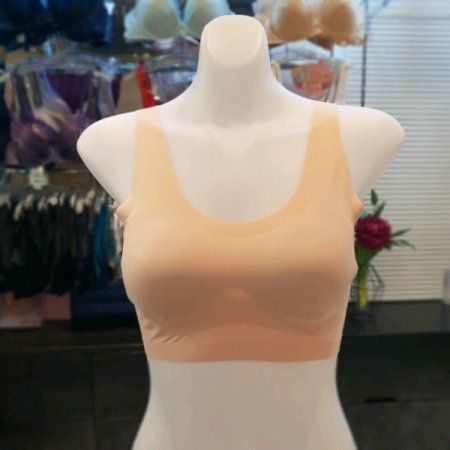 스킨블랙택1무봉제 누디 노와이어브라