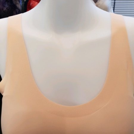 스킨블랙택1무봉제 누디 노와이어브라