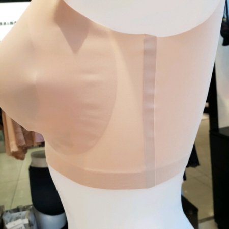 스킨블랙택1무봉제 누디 노와이어브라