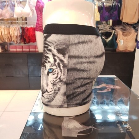 정렬적인 호랑이무늬 남자팬티 2종세트