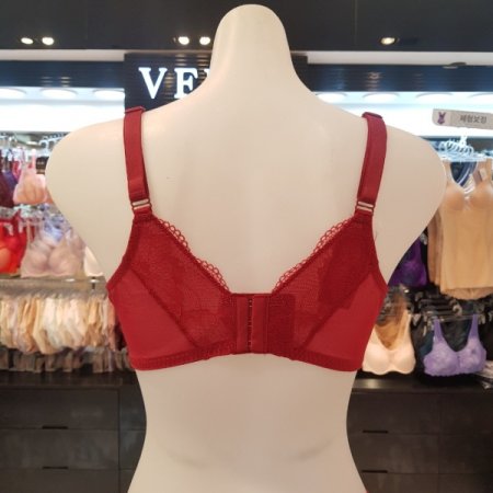 레드컬러 풀컵 보정브라 팬티세트