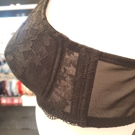 풀컵 등살커버 보정브라 블랙