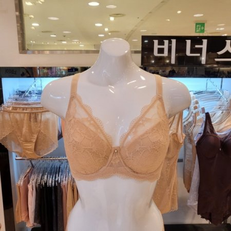 등살커버 풀컵 보정브라 헴팬티세트