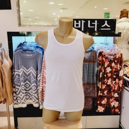 고급 면140수 남성 민소매런닝