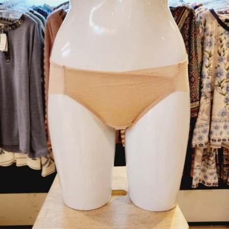 오르화 헴라인팬티 스킨 블랙