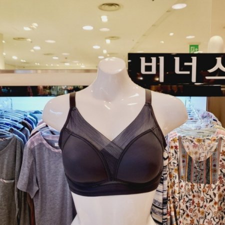 E컵F컵 크로스라인 노와이어스포츠브라