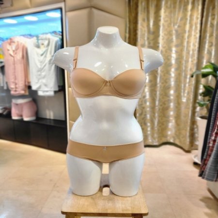 오프숄더 반컵브라C컵 헴팬티세트