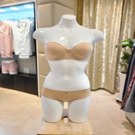 오프숄더 반컵브라C컵 헴팬티세트