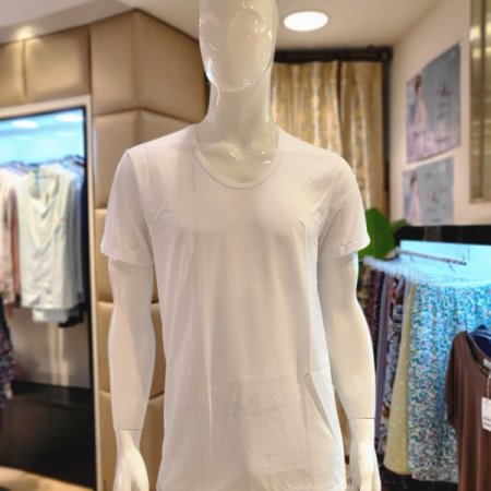 시원한 감촉 레이온혼방 남성반팔런닝